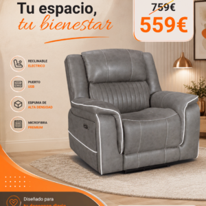 Maria Sofa 1 Seater Gris