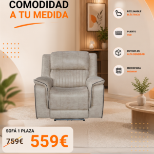 Maria Sofa 1 Seater Beige